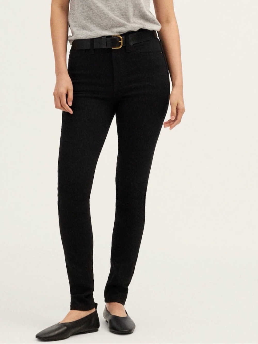 Madewell Black High-Rise Skinny Jeans